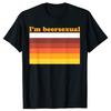Смешные I'm Beersexual Пиво Пьющий ЛГБТК Прайд Футболки Мужские Юмор Уличная Одежда Футболка С Коротким Рукавом Унисекс Свободная С Круглым Вырезом Одежда