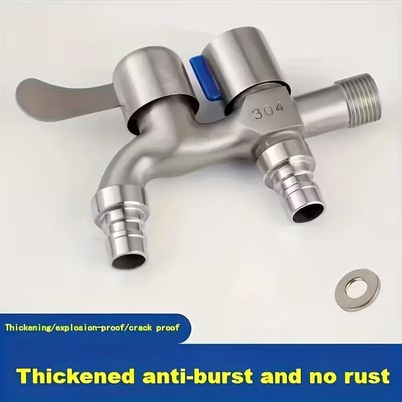 Интерфейс крана для стиральной машины G1/2, Легко открывающийся/закрывающийся компрессионный клапан, Одноотверстие для установки, Кран современного дизайна