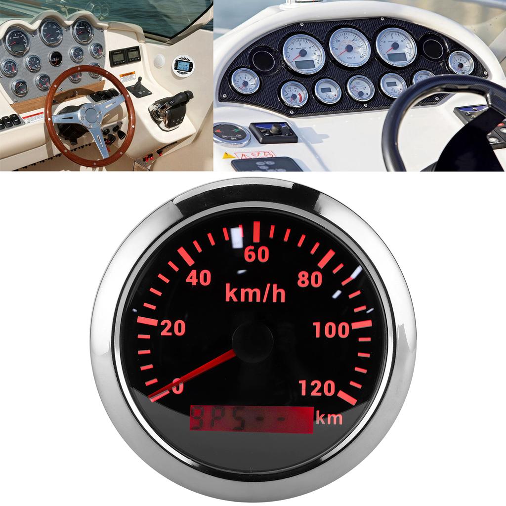 85 мм GPS 120 км/ч спидометр одометр для лодки яхты подвесной автомобиль мотоцикл инжиниринг