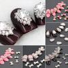 10 шт. 3D блестящие стразы из сплава с бантом DIY наклейка для дизайна ногтей наклейки