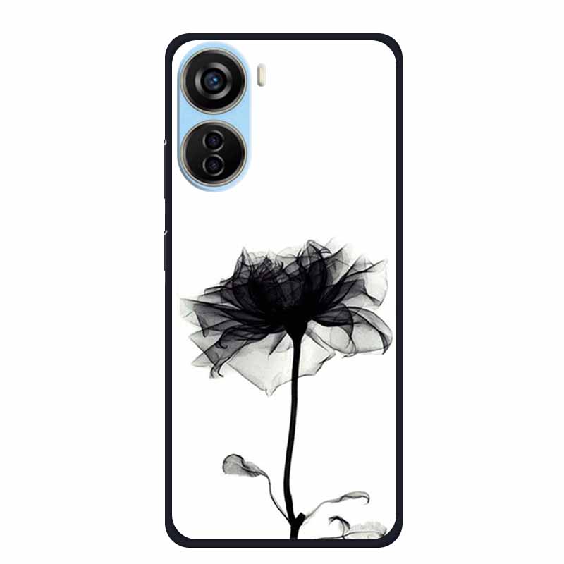 Чехол для телефона ZTE Axon 40 Lite Задняя крышка Черный Силиконовый Мягкий Чехол Для ZTE Blade V41 Vita V50 Дизайн 5G LIBERO 5G IV Чехол
