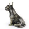 Bull Terrier, Bully I - dog statue, sitting dog for desk, decoration for the living room of a dog lover by Art-Dog