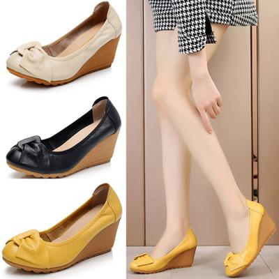 Туфли-клинья Женские Туфли на высоком каблуке Слингбэк Платформа Лодочки Удобные Противоскользящие Мягкие Вечеринка Работа Свадьба