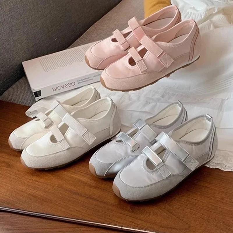 Модные балетки Женская спортивная обувь для бега и ходьбы Повседневные кроссовки Мода Весна Женские лоферы Обувь 2025 Дизайнерский бренд Женские Zapatos