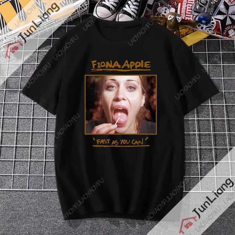 Fiona Apple Fetch The Bolt cutter album printed pattern Tshirt Hiphop streetwear Summer Harajuku shirt top