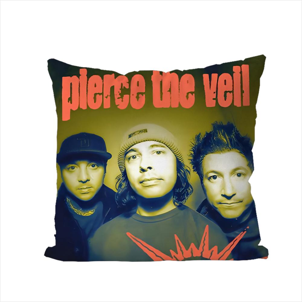 PPierce The Veil Pillow Case For Car Sofa Decorative Home Doublesided Print Plush Square Throw Pillow Cushion Cover