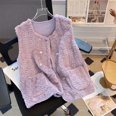 Утепленный жилет для женщин Зимние топы без рукавов Жилет Утолщенный повседневный жилет