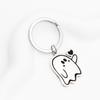 Cute Ghost Little Monster Lover Keychain Ghost Keychain Creative Car Keyring Bag Men Women Small Pendants Valentine Day Gifts