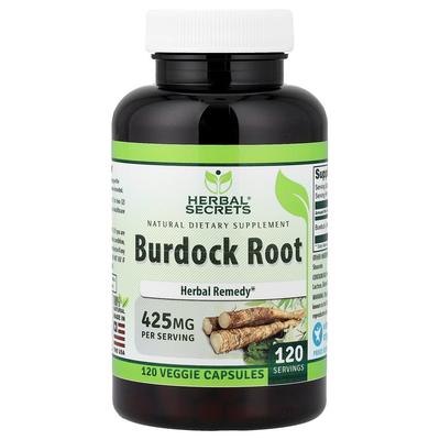 IHerb Корень лопуха 425 мг Вегетарианские капсулы 120 таблеток