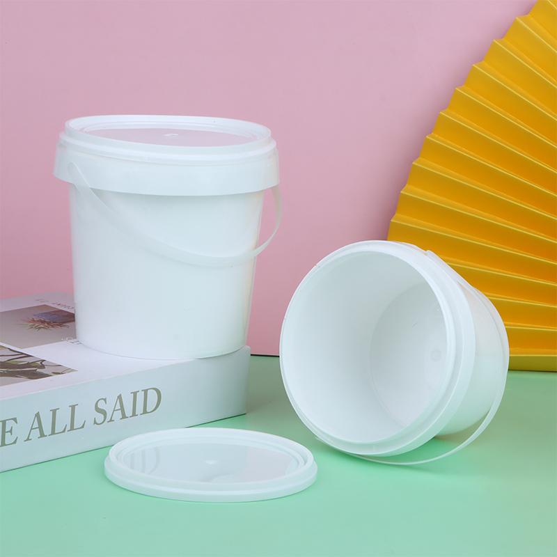 1 шт. 500/1000 мл прозрачное пластиковое ведро с крышкой и ручкой контейнер для хранения продуктов многоразовое ведро для молочного чая