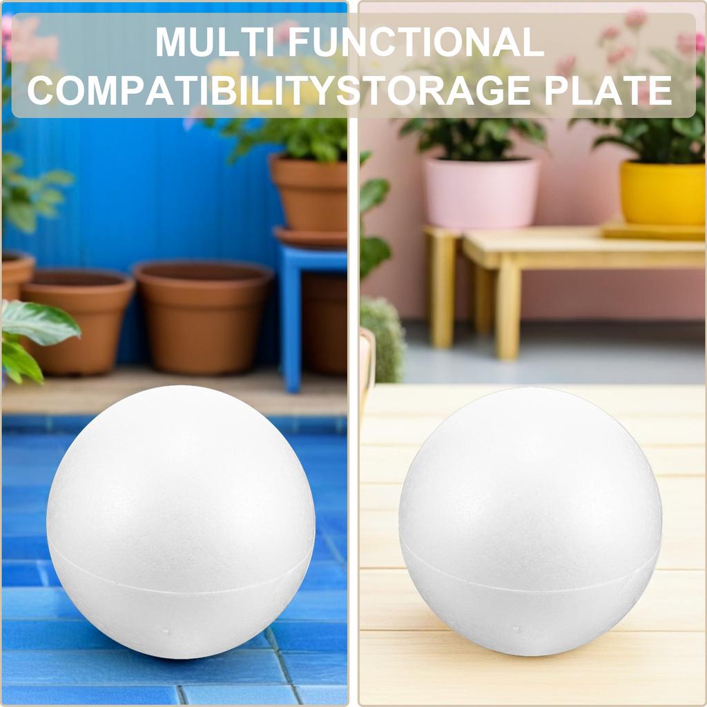 Large White Foam Ball Smooth Surface for DIY Crafts Painting Gluing Pinning Wedding Party Christmas Decorations Craft Foam Balls