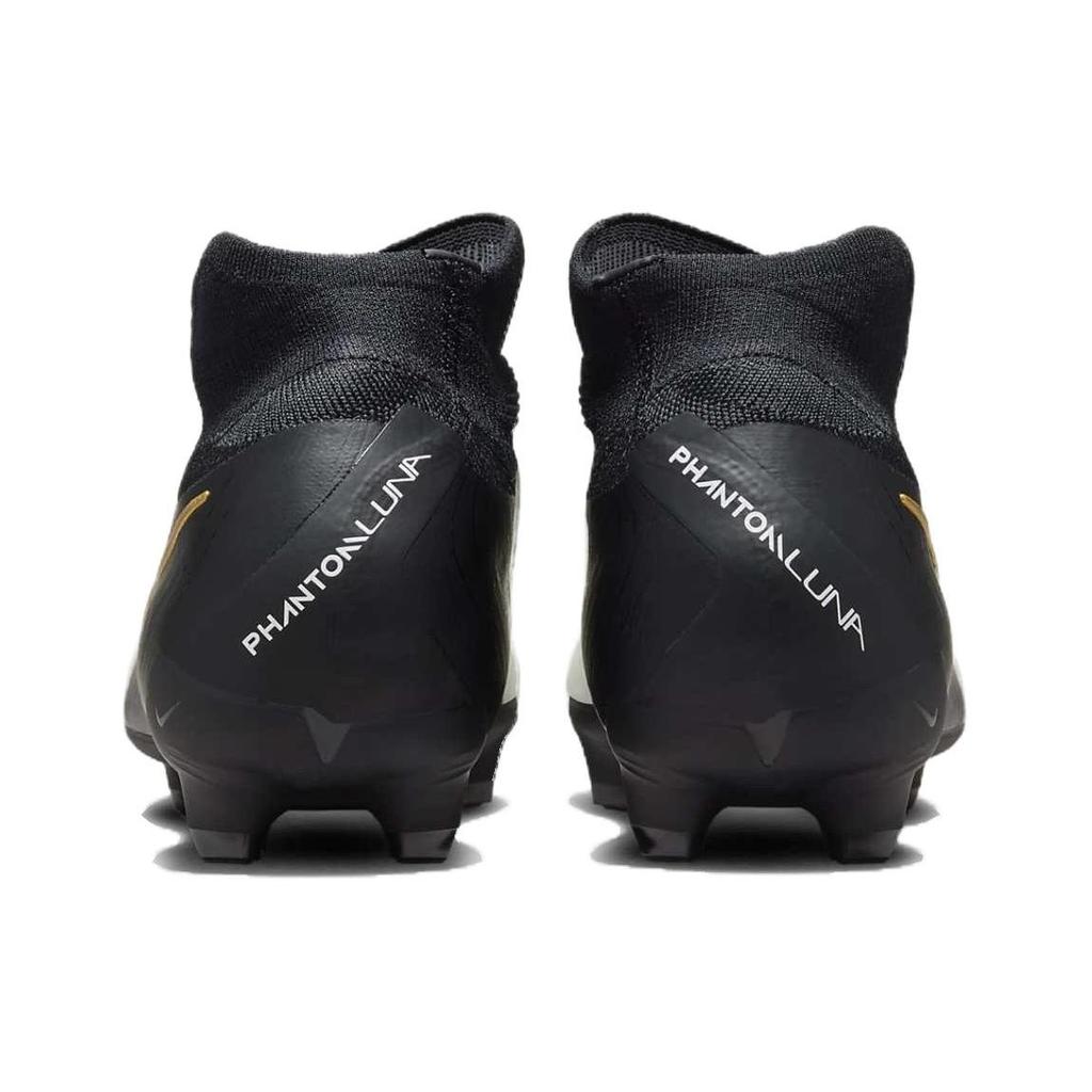Nike Phantom Luna 2 Pro FG Белые Черные Металлические Золотые Монеты Мужские Кроссовки FJ2575-100
