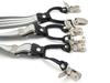 Unisex 2.5cm Six-Clip Elastic Business Suspenders