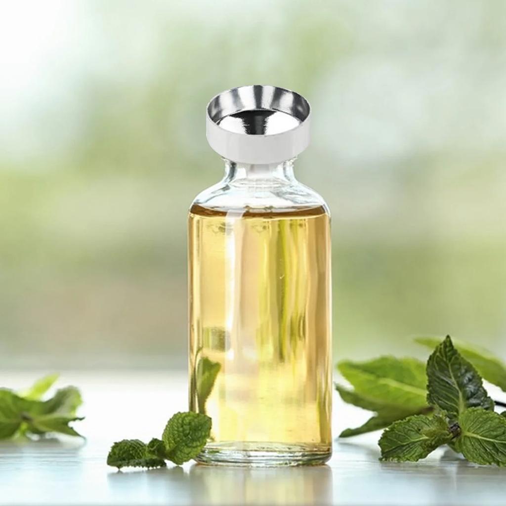 5 шт. Мини-металлическая алюминиевая воронка для кухонного масла, воронка для жидкости со съемным фильтром, широкое горлышко для консервирования, кухонные принадлежности