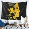 BendyInkMachine Tapestry Decor Art Aesthetic Tapestries for Living Room Bedroom Home Wall Cloth Wall Hanging