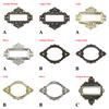 5PCs Name Card Label Frame Card Holder Antique Tags Drawer Pull Label Holder Cabinet File Vintage