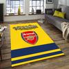A-Arsenal Design Area Rug Personalized Name- Non-Slip, Soft & Cozy Floor Mat for Living Room, Office - Indoor/Outdoor Carpet