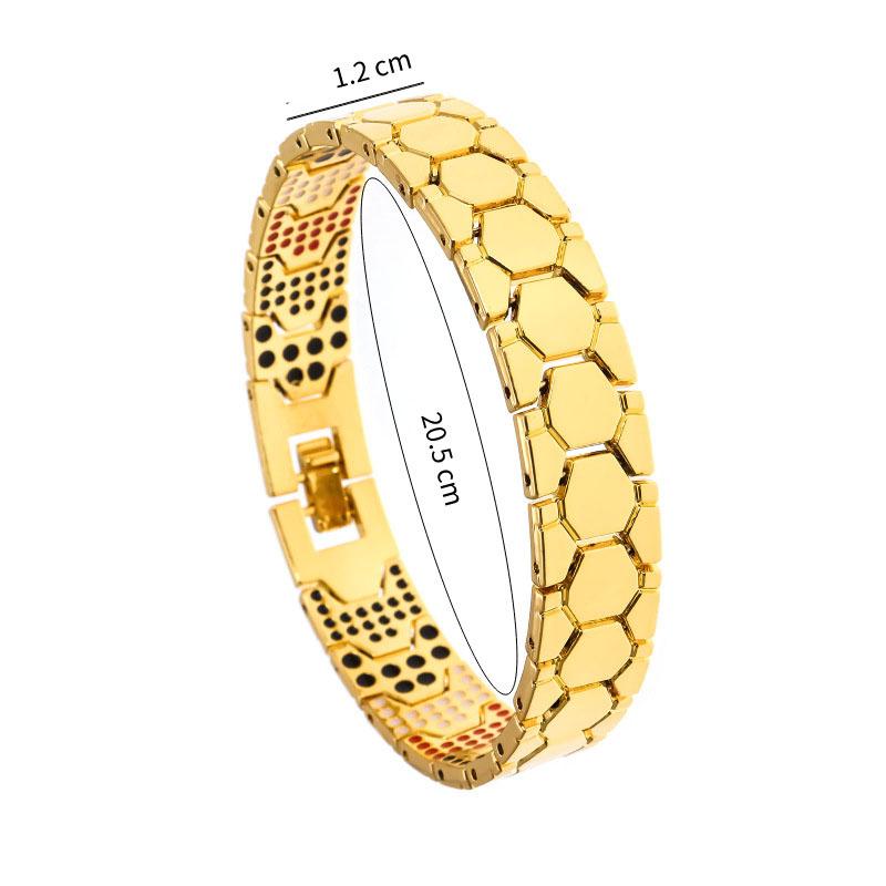 Мужской браслет 3 в 1 Энергетический браслет для здоровья Артрит Витой Магнитный Изысканный Браслет Мужской Подарок Браслет для Энергетической Терапии AVE