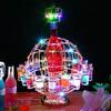 Batone Tequila Globe, Rotating LED Liquor Bottle Display Shelf with 12 Cups, LED Tequila Globe, Shot Glass, Cocktail Glass Holder, Liquor Rack, Liquor
