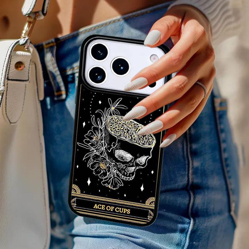 Чехол для телефона с картами Таро Для iPhone 17 Air 14 15 13 12 Max Чехол Для Apple 16e 11 Pro Max Plus Coque
