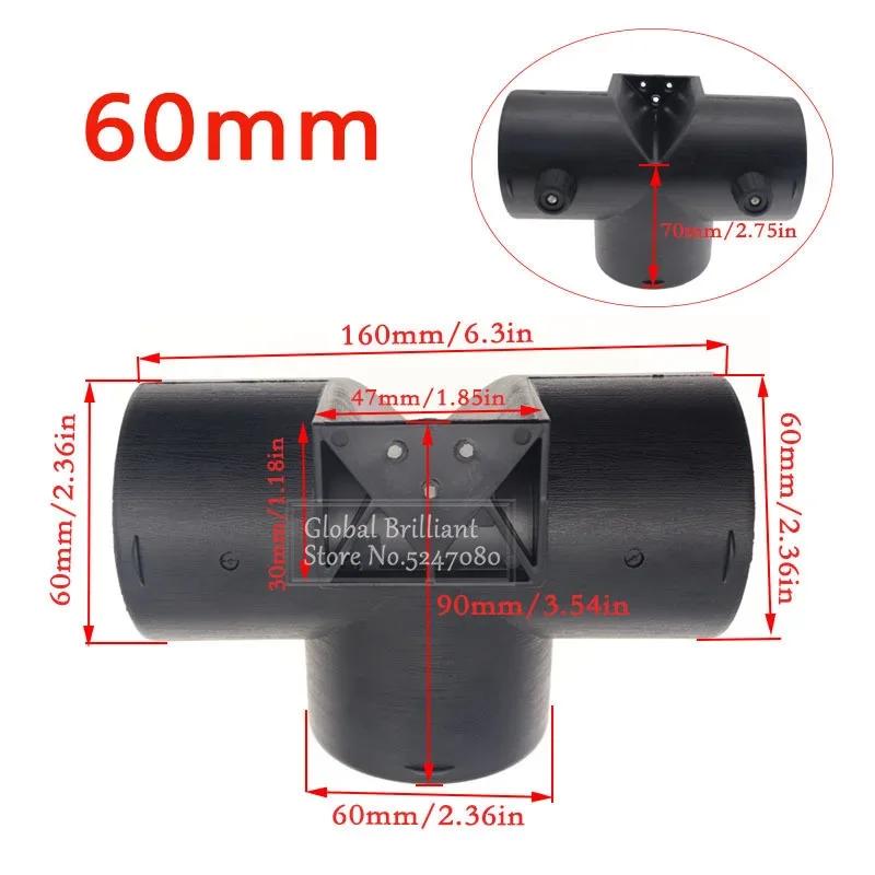 60/75 мм клапан заслонка регулируемый воздуховод дизельный нагреватель вентиляционный воздуховод Т-образный разветвитель выхлопная труба соединитель для автомобиля грузовик Campe