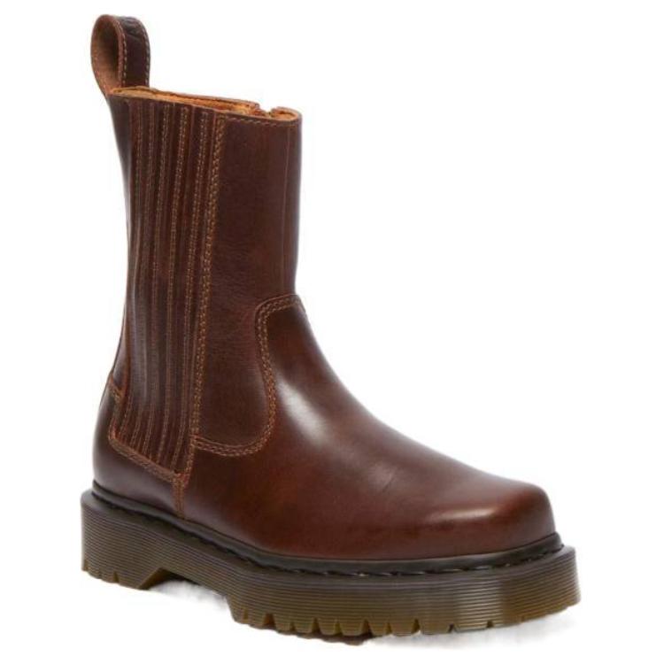 Dr. Martens Martin Stylish Versatile Commuter Ankle Boots Women Ankle Boots Brown 32143243