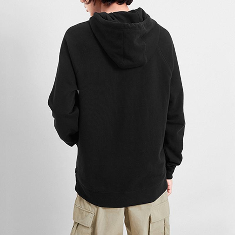 Vans Классический принт с капюшоном и логотипом, мужские топы, черный цвет VN0A49SNBLK