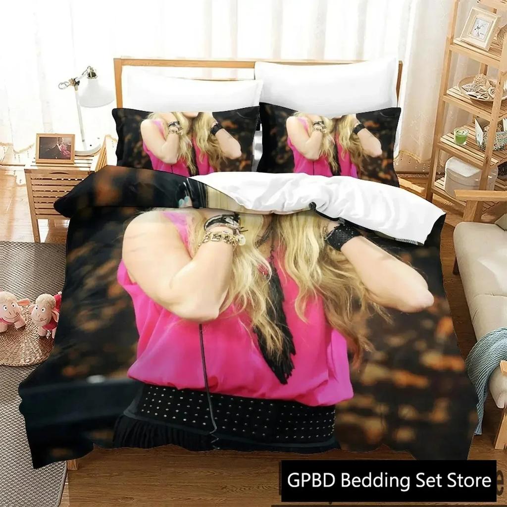 3D Печать Постельное Белье Ханна Монтана Для Спальни Мягкие Современные Покрывала Удобное Детское Постельное Белье Мягкое Пододеяльник Удобный Чехол для Одеяла и Наволочка