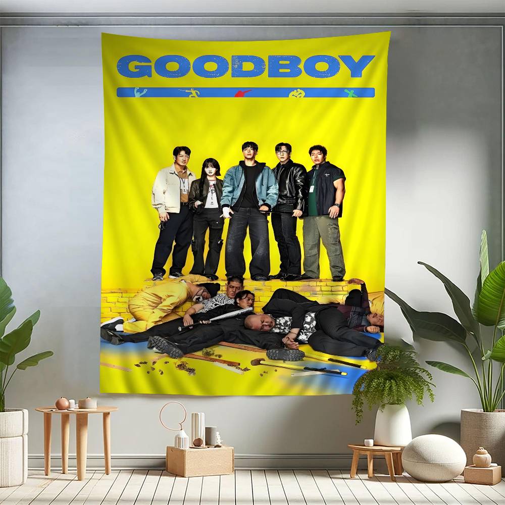 Горячая корейская дорама GGood Boy Аниме Гобелен Печать Искусства Дешевый Хиппи Настенное Полотно Богемные Настенные Гобелены Мандала Искусство Домашний Декор