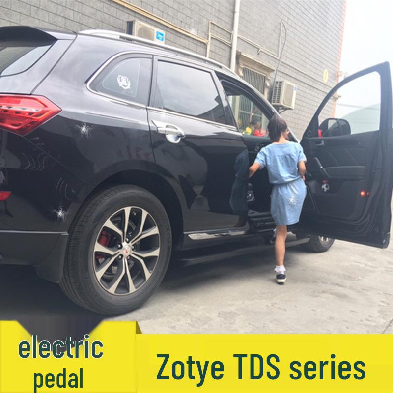Модели Zotye T300/T500/T600/T600COUPE/T700/T800 с электрической подножкой и подсветкой порогов.