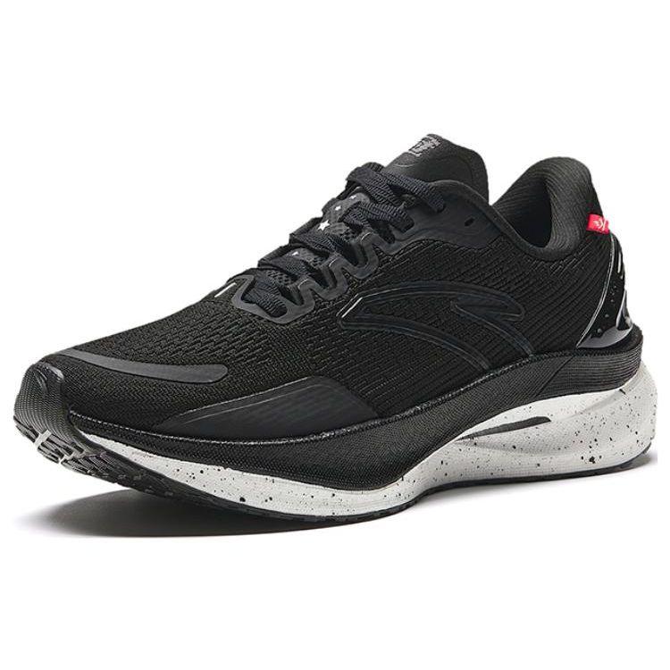 Anta Champion Series Shock Absorbing Breathable Low Top Running Shoes Women Sneaker Black 122345582-3