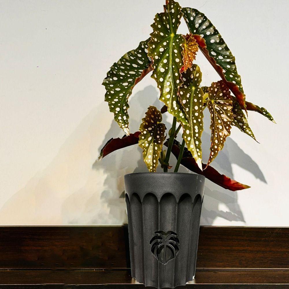 Простой в использовании ленивый цветочный горшок, дышащий пластиковый горшок для растений, самополивающийся гидропонный горшок для сада