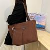 Large Capacity Bag Women's Harajuku Corduroy Literary Shoulder Bag New Fashion Tote Bag