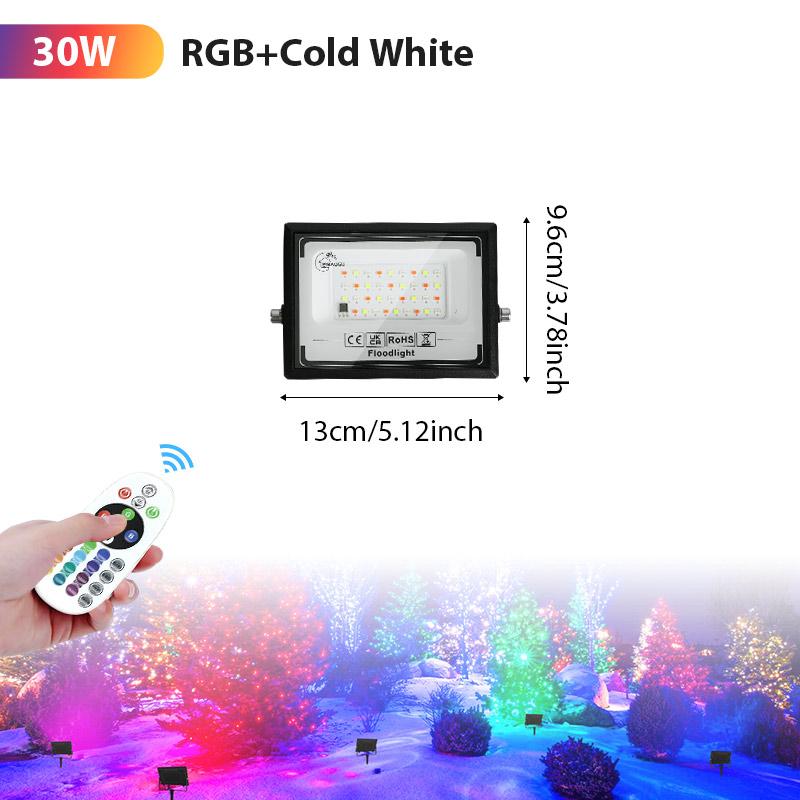 RGB LED Прожектор Пульт ДУ 20Вт 30Вт 50Вт 100Вт 150Вт 200Вт Наружные Прожекторы AC220В Водонепроницаемый IP66 Наружный Окружающий Свет
