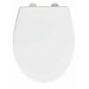 WENKO Toilet Seat with "easy Close" Soft Close Vorno Neo, Clip-on Toilet Seat with Stainless Steel "fix Clip" Fixing, Duroplastic
