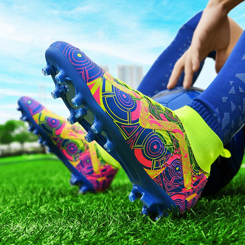 Модные футбольные бутсы унисекс, футбольные бутсы, футбольные ботильоны, молодежные тренировочные кроссовки, спортивная обувь на открытом воздухе, Роналду