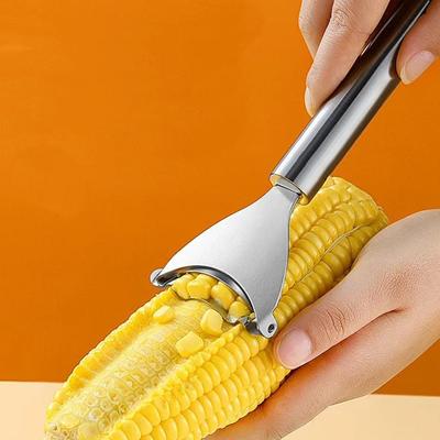 Кухонные гаджеты для очистки кукурузы из нержавеющей стали, фруктов и овощей