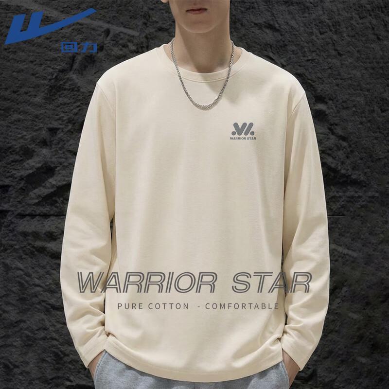 Warrior Мужская хлопковая футболка с длинным рукавом
