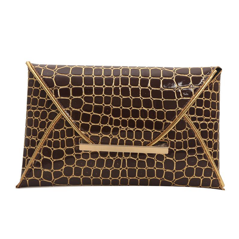 Простая повседневная модная женская сумка-конверт с каменным узором 2024 года, новинка лета, большая вместительная модная персонализированная сумка-клатч