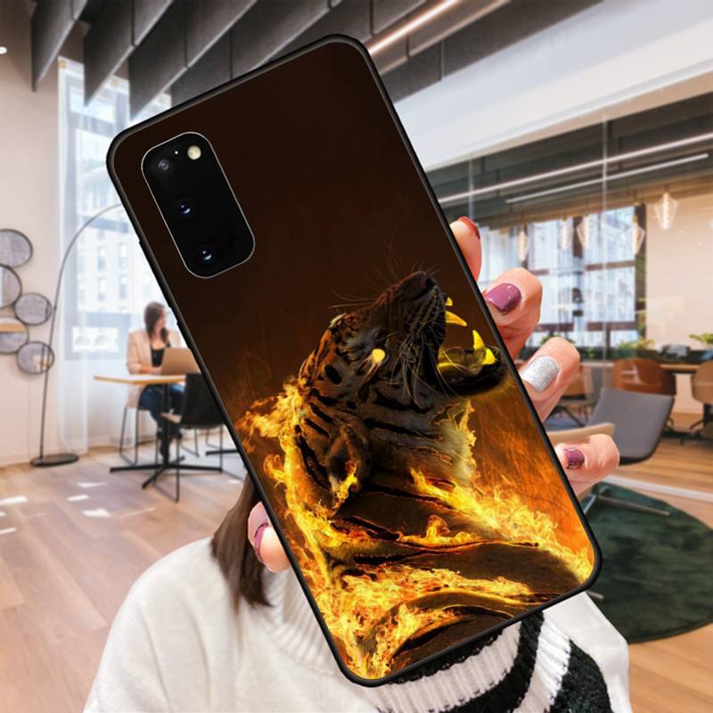 Модный чехол для телефона с тигром для Samsung Galaxy S9 S9plus S20 5G S20 ULTRA 5G S20 Plus 5G S21 S30, чехол