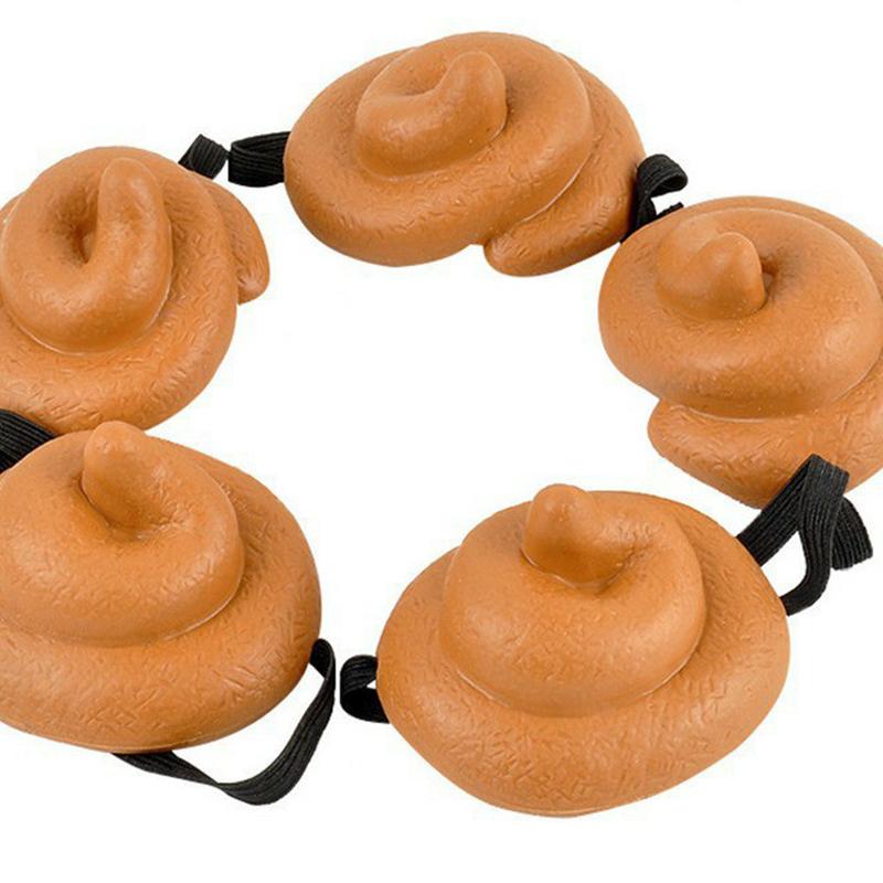 1 шт. забавная имитация какашки шляпа новинка карнавальная праздничная шляпа нарядный косплей костюм какашка головной убор