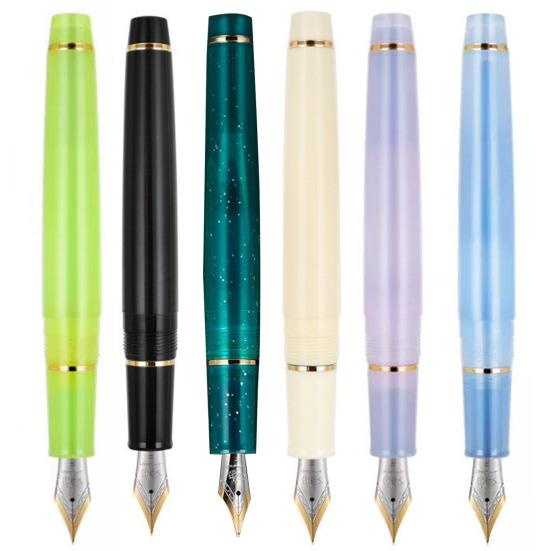 Перьевая ручка, тонкий наконечник для кардиограммы с большим конвертером чернил, компактный размер, портативная гладкая ручка для письма, канцелярские принадлежности, подарок