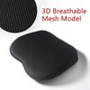 Car Booster Cushion With Memory Foam Hardened Anti-skid Driver Memory Foam Lumbar Pillow Suede Seat Height Inclined Cushion
