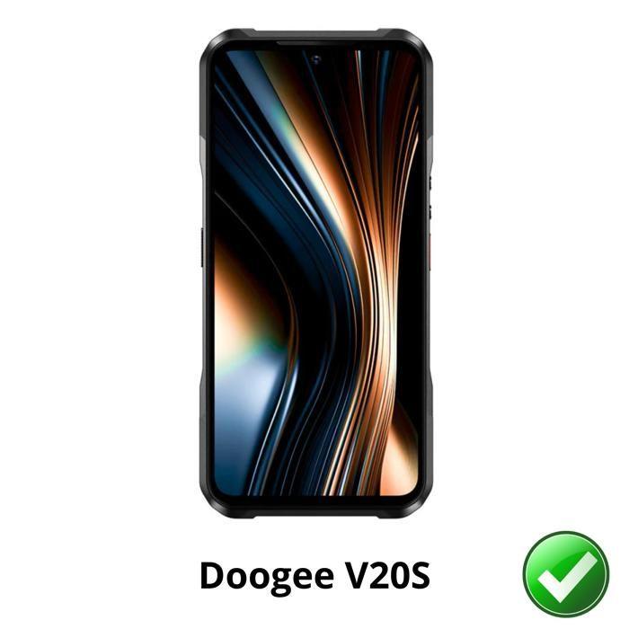 Protection écran pour Doogee V20S [Pack 2] Film Plastique Protecteur Résistant Ultra Mince Phonillico®
