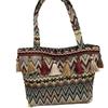 Artistic Chinese Style Woven Underarm Bag With Dual Straps For Office And Travel