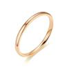 Minimalist Titanium Steel Smooth Ring Couple Pairing Ring Jewelry Proposal Rings Fashionable High-end Index Finger Rings New
