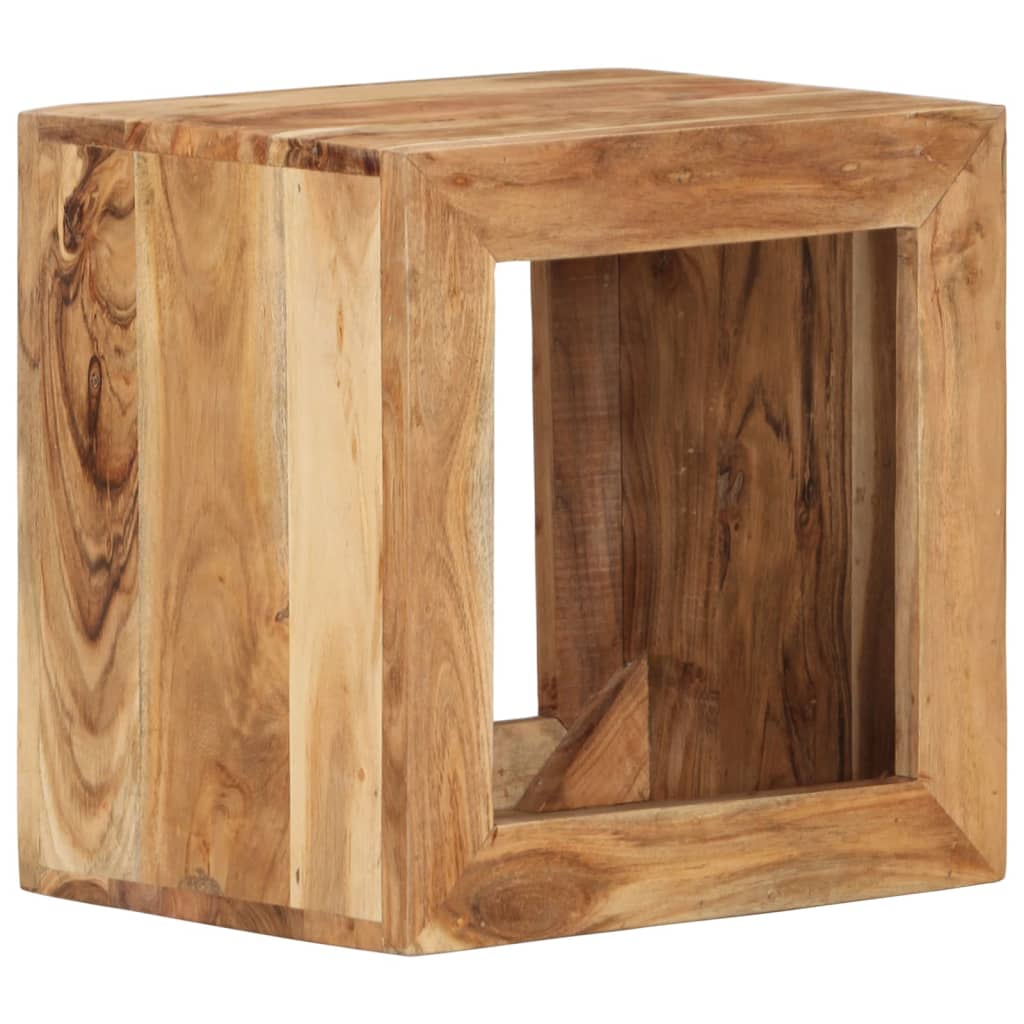 Ottoman 40x30x40 cm Solid Acacia Wood