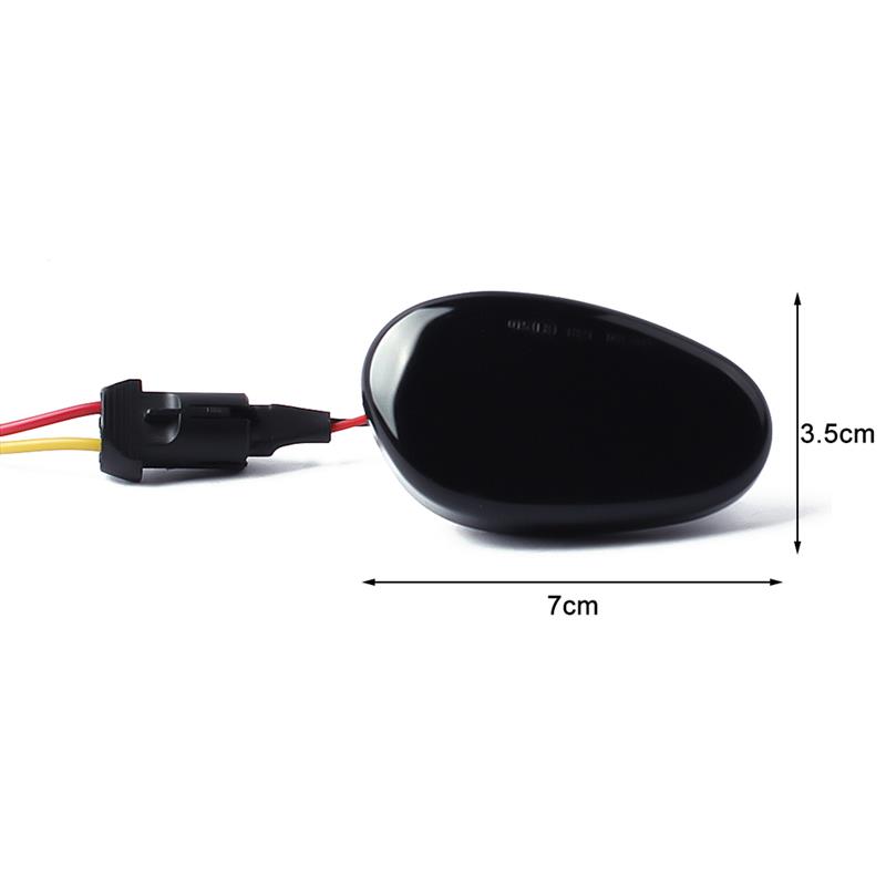 2 шт. динамический боковой маркер для Alfa Romeo 145 146 Type 930 1994-2001 Fender светодиодные фонари с плавным поворотом