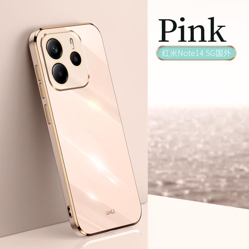 Для Xiaomi 14T Pro 13T Poco X6 M6 Pro X5 Redmi 14C 13C Note 14 Pro 13 12 11 чехол с глянцевым покрытием TPU противоударный мягкий тонкий однотонный чехол для телефона