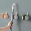 Adhesive Wall-Mounted Mop & Broom Holder